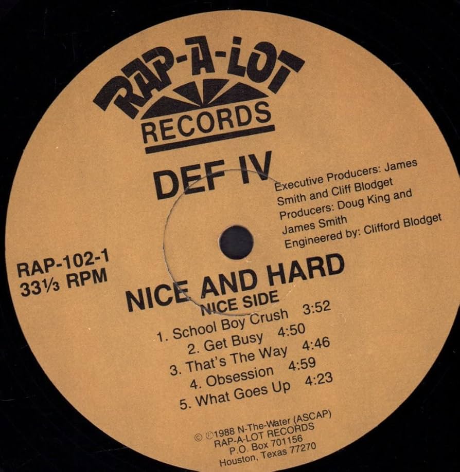洋楽 DEF IV/NICE AND HARD (US LP) Def IV – Nice And Hard – Vinyl (LP, Album), 1988 [r512666